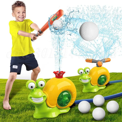 Carvallo Vattensprinkler-leksak | Rolig trädgårdssnigel | För barn från 3 år | Sommar-sprutkul i trädgården &amp; pool