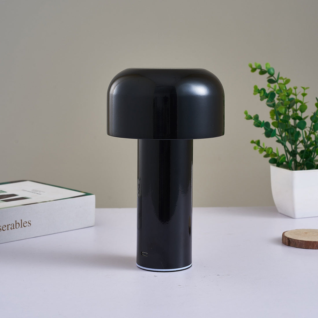 LumoFungo Classico | Trådlamp Retro Bordslampa i italiensk svampdesign