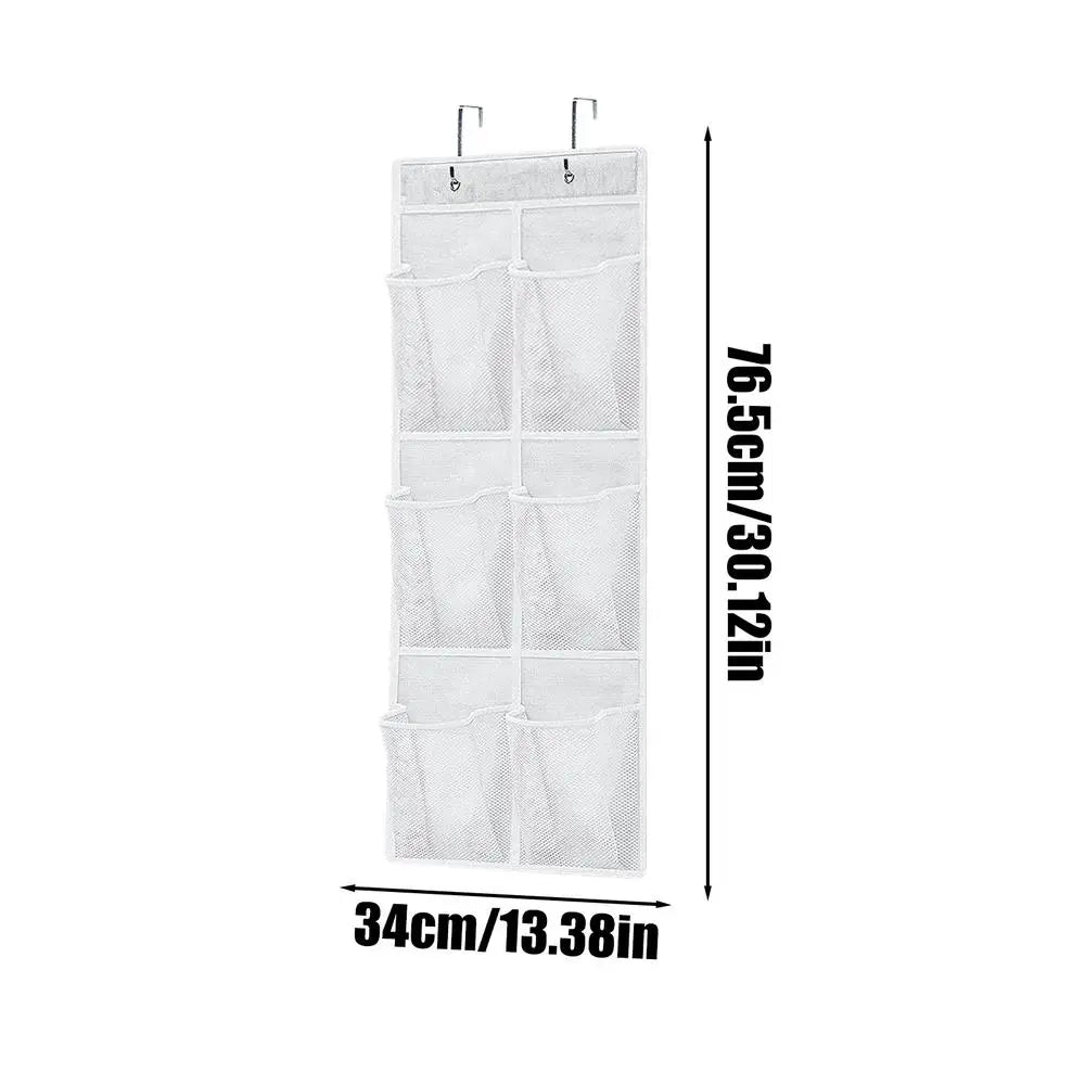 Carvallo MaxGrid Väggorganisatör med 6 fack | Hängande förvaringsväska | Non-woven & Fönster