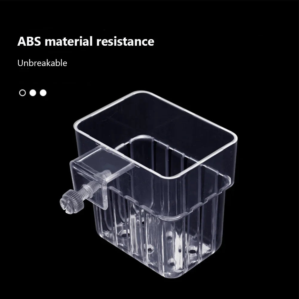 Carvallo växtkorg för akvarium | Transparent hängande korg | För akvarieväxter & dekoration