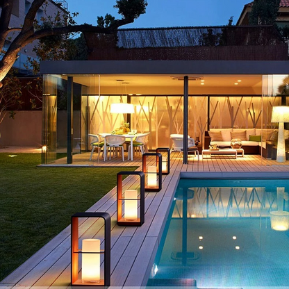 Modern solterrasslampa