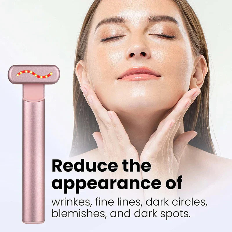 Carvallo LumiVibe | EMS &amp; Röd ljus | Stramande anti-aging vård | 270° vridhuvud