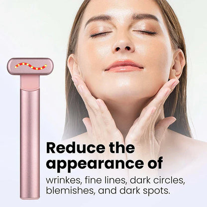 Carvallo LumiVibe | EMS &amp; Röd ljus | Stramande anti-aging vård | 270° vridhuvud