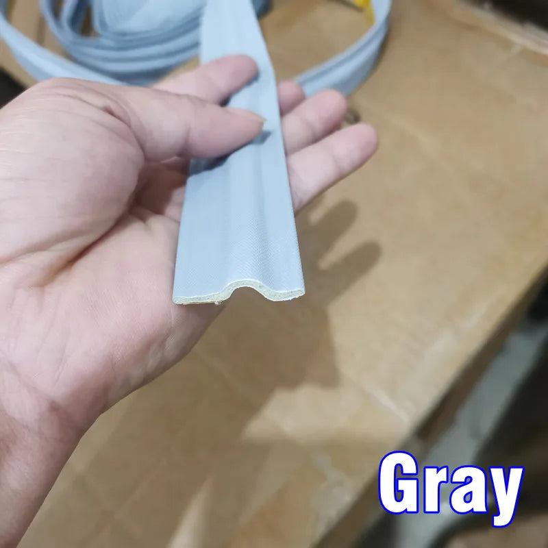 Carvallo SilentFlex | 6 m / 10 m / 20 m / 30 m / 40 m Självhäftande | Ljud- & värmeisolerande | För fönster & skjutdörrar | Vind- & insektsskydd