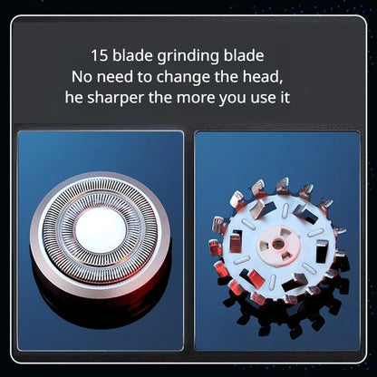 Elektrisk rakapparat kompakt vattentålig reseklippare