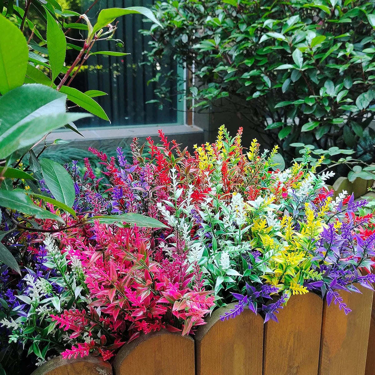 Carvallo 12-pack konstgjord lavendel | Konstväxter för bröllop, vaser, kronor & dekoration | För inomhus & utomhus