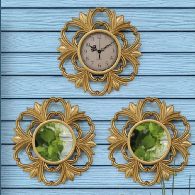 OpalTime – Elegant klocka- och spegelset för sofistikerad modern design och stil