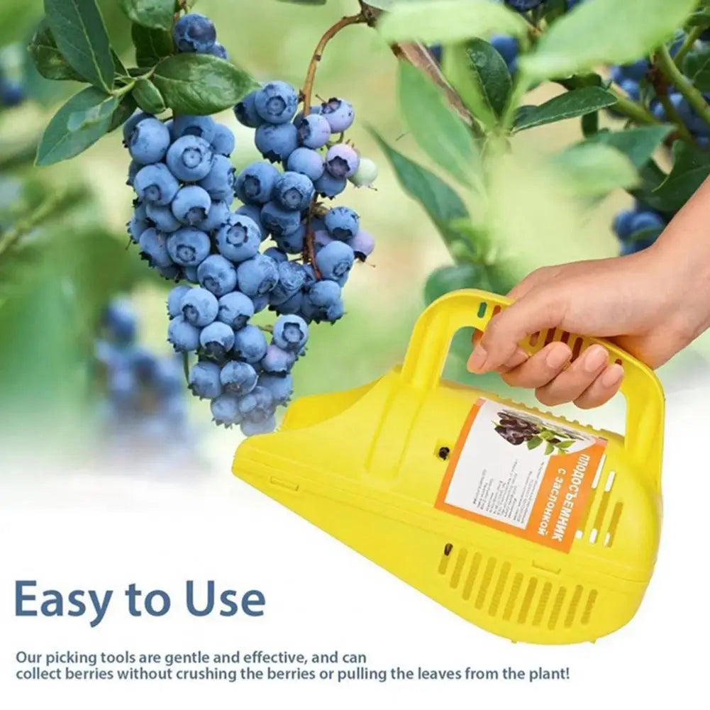 Carvallo Bärplockare med kamtaggar | Ergonomisk & Lätt | För blåbär, svartvinbär & mer | 22 cm