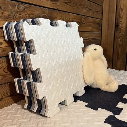 PlayMats – Färgglad skum babylekmatta pussel med låsbart design för barn