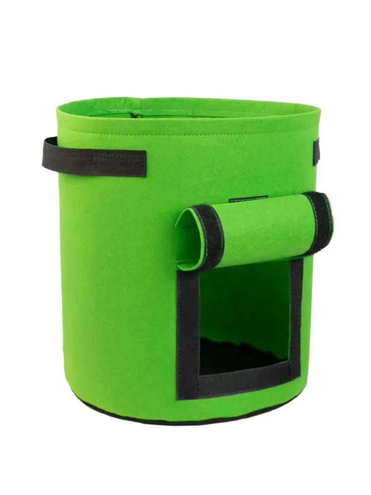 Carvallo RootView Garden | Filtt planteringsväska med fönster | 5/7 gallon | För potatis, grönsaker & örter | Andningsbar & Återanvändbar