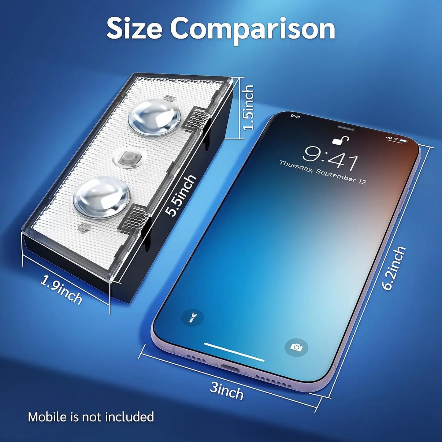 Carvallo Solar Stakelampa | Varmvit & RGB Färgbyte | IP65 Vattentät | Trådlös Montering