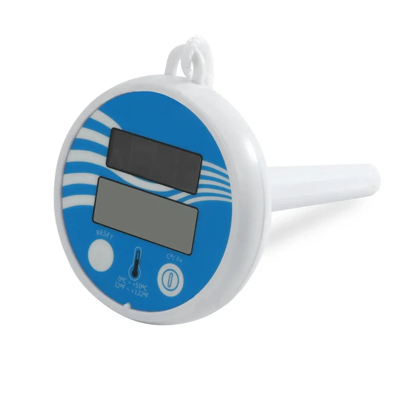 Carvallo Pooltermometer | Flytande vattentermometer för pool & bubbelbad | Temperaturvisning 0–50 °C | Bruchsäker & väderbeständig