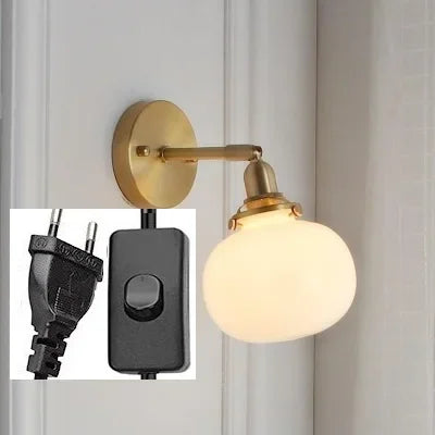 LichtKrona - Modern Vägglampa med Dragströmbrytare