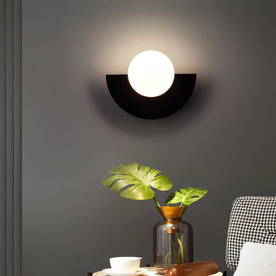 Vägglampa Nordic LED Metall Sconce