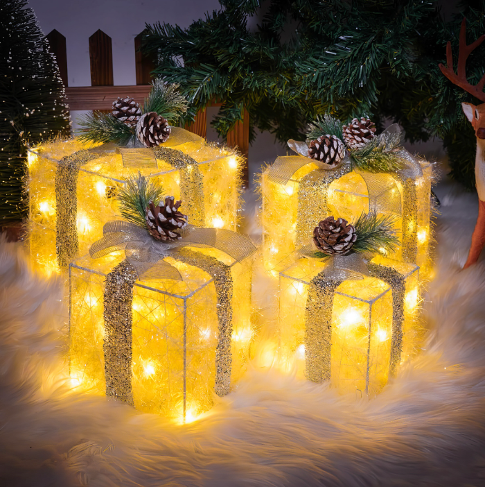 Belysta Julklappar - Magisk Dekoration