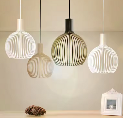 Lunorb | Handgjord bambus plafondlampa