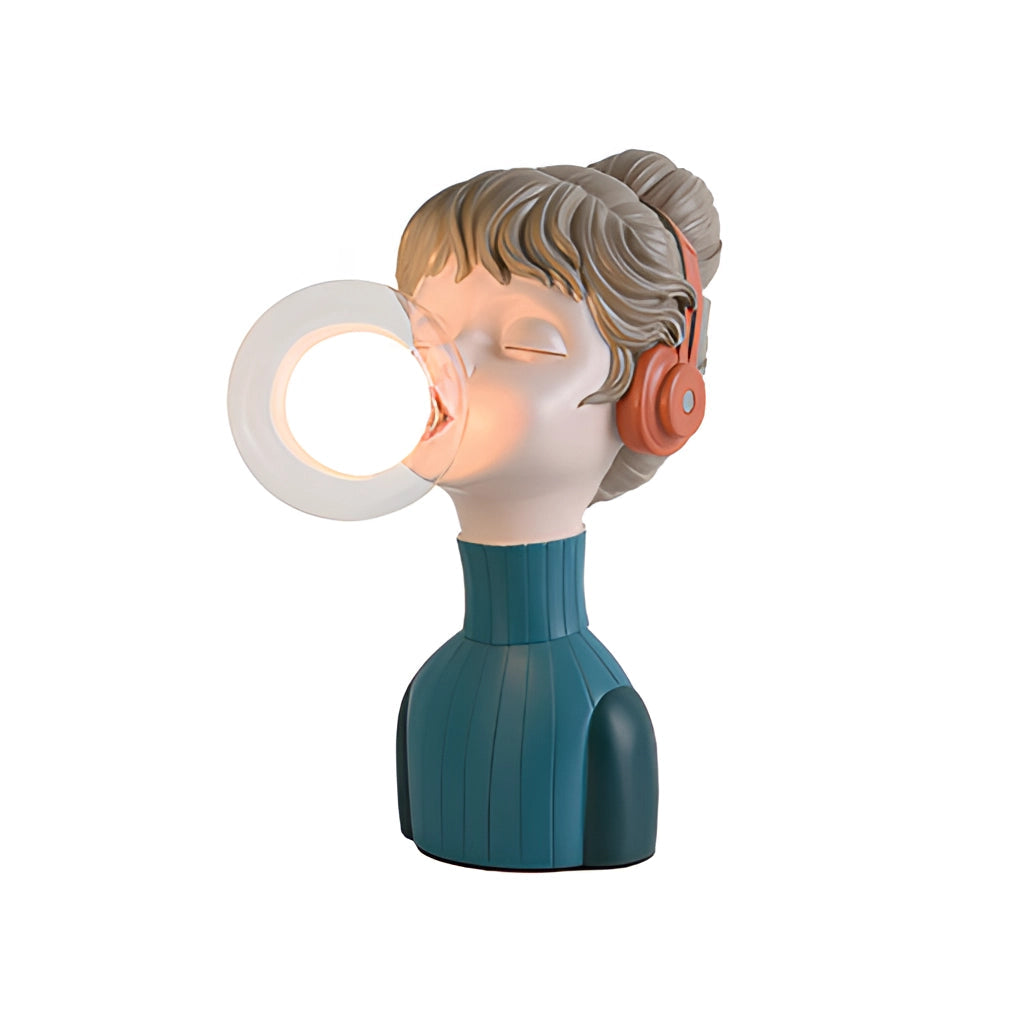 Exklusiv Bubble Gum Girl LED-lampa - Unik dekorativ belysning för moderna interiörer