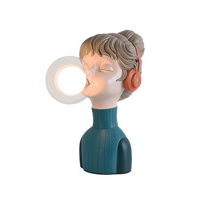 Exklusiv Bubble Gum Girl LED-lampa - Unik dekorativ belysning för moderna interiörer