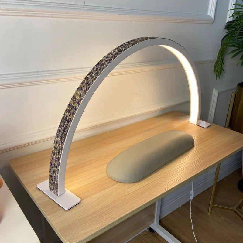 LunaGlow – LED Skönhetslampa för Fransförlängningar &amp; Smink | Dimmbar Precisionsbelysning