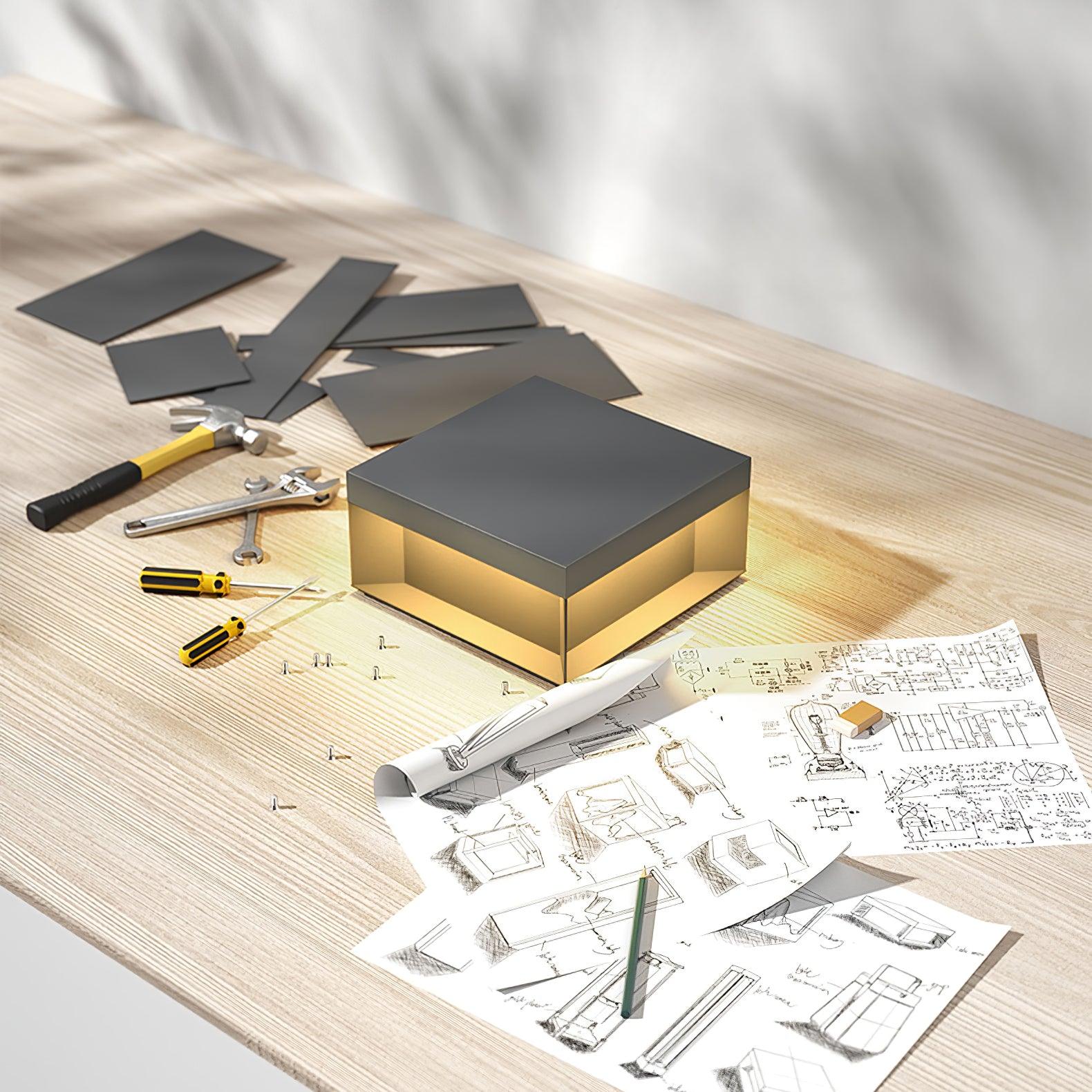 Matt svart ram sol utomhus postlampa