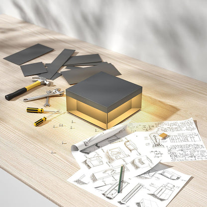 Matt svart ram sol utomhus postlampa