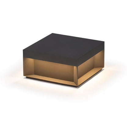 Matt svart ram sol utomhus postlampa