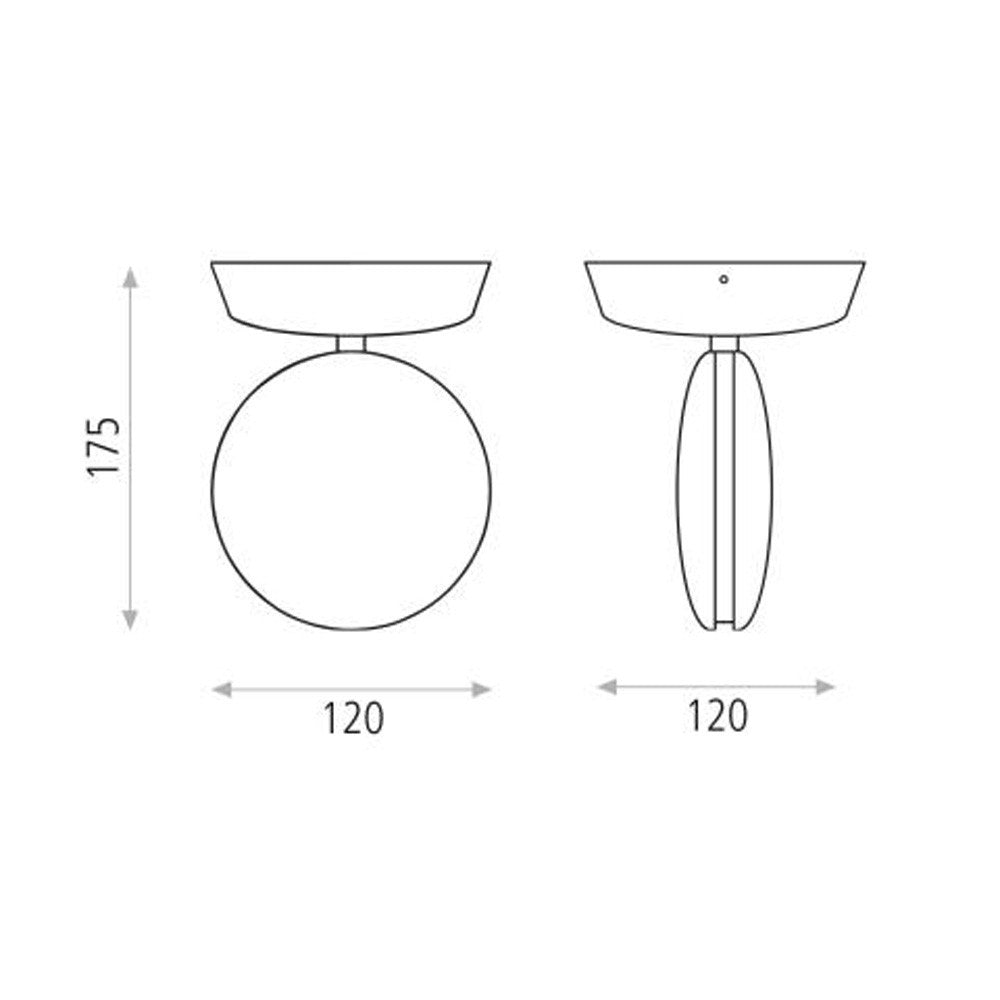Scotty Beam Pro LED-vägglampa – 360° spotlight i modern design