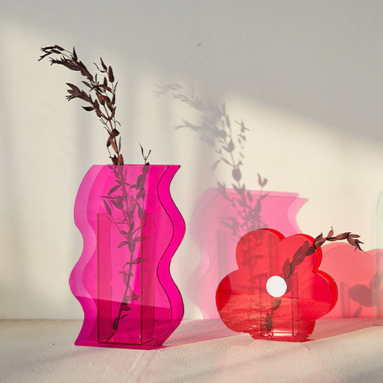 Carvallo Ljus Akrylvase & Skrivbordsaccent