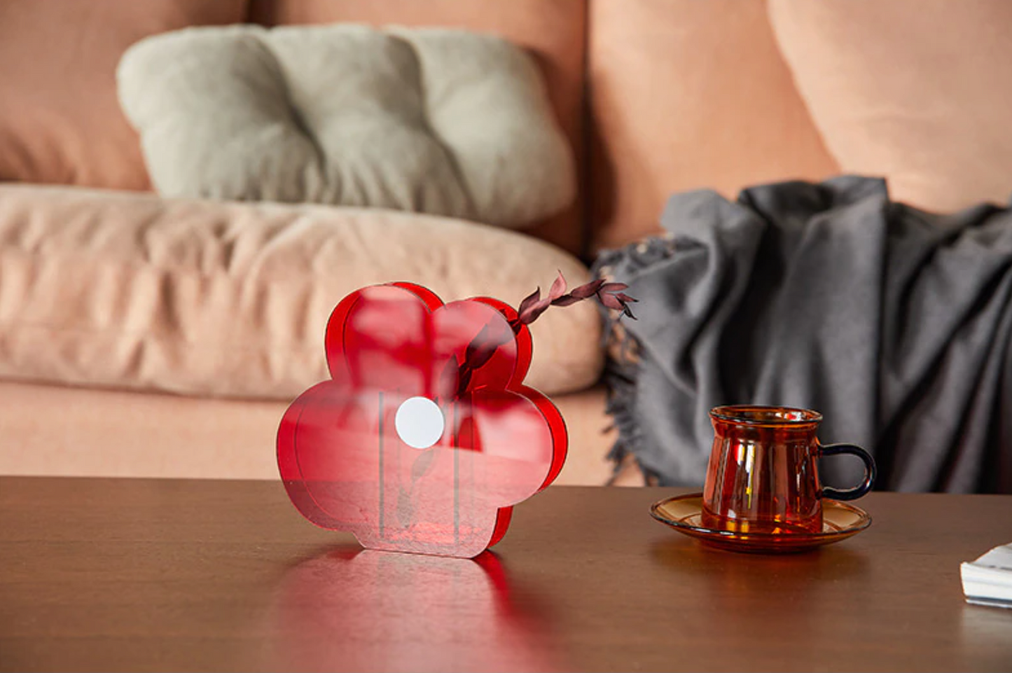 Carvallo Ljus Akrylvase & Skrivbordsaccent