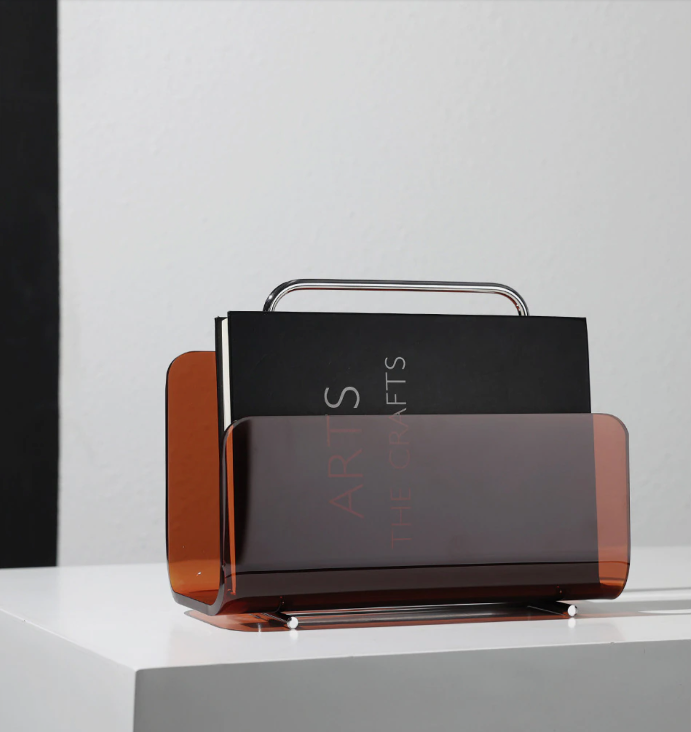 Carvallo – Transparent Akryl Magasinställ & Bärbar Bokhylla