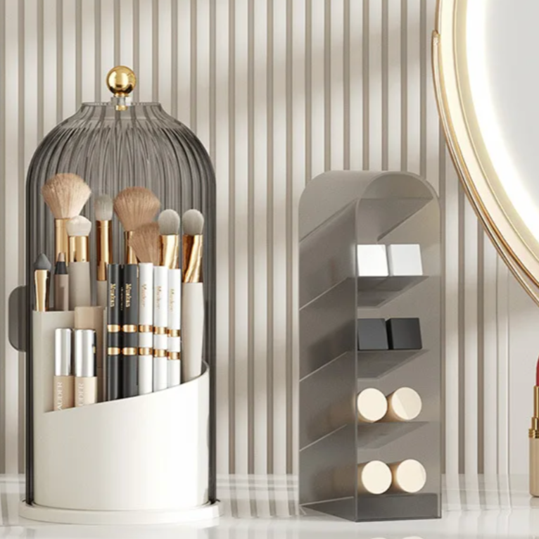 Carvallo – Lyxig Akryl Kosmetisk Organizer med 360° Rotation