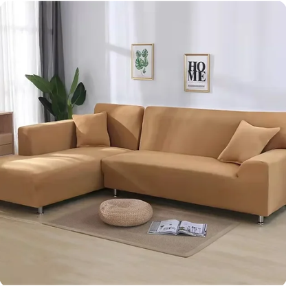 Enfärgade sofföverdrag Låt ditt vardagsrum lysa i blått