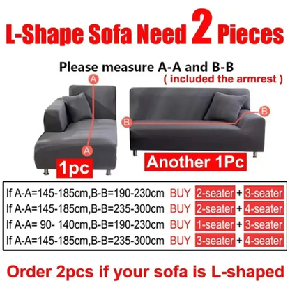 Enfärgade sofföverdrag Låt ditt vardagsrum lysa i blått