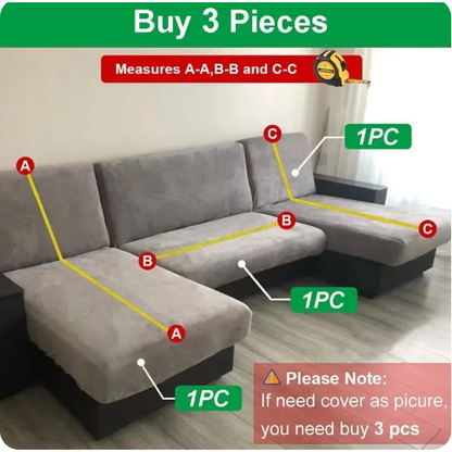 Enfärgade sofföverdrag Låt ditt vardagsrum lysa i blått