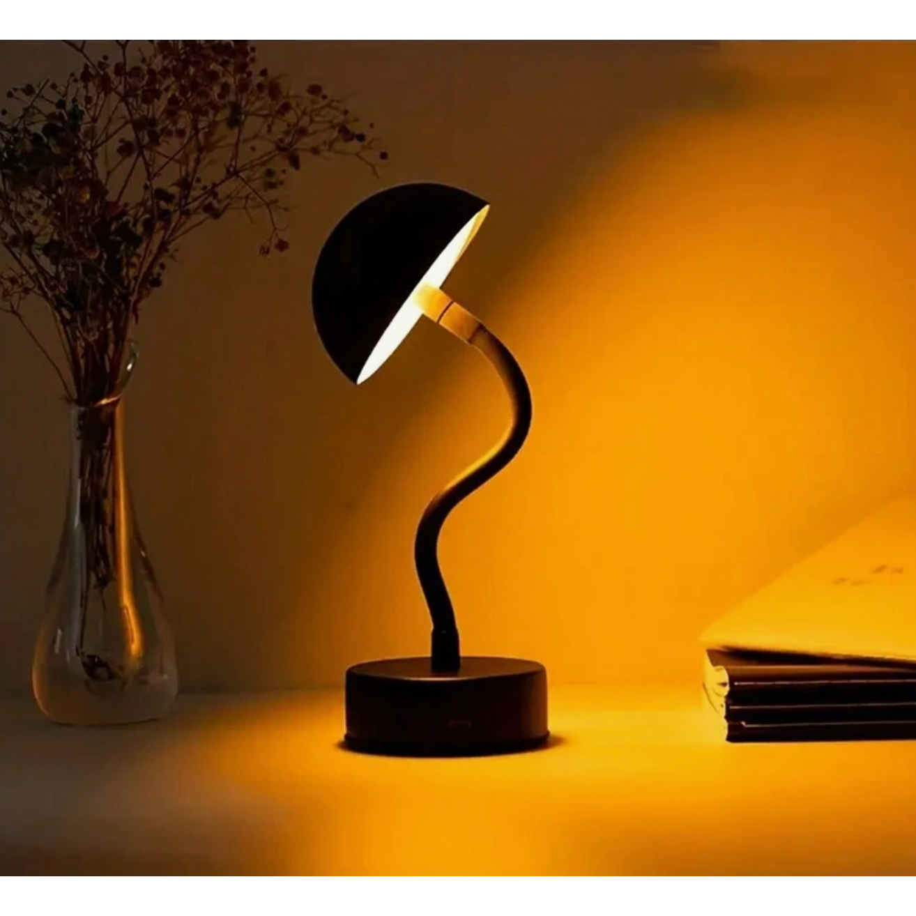 FlexiTouch Lamp - Trådlös Dimmbar LED Bordslampa med Batteri