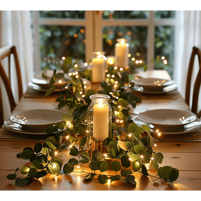 GlimmerOlive Light - Dekorativ olivkvist älvsljus