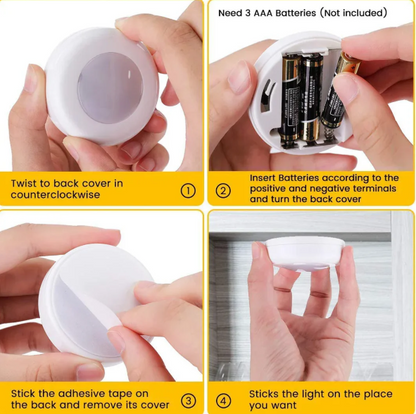 Trådlös RGB-LED-bakgrundslist