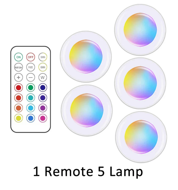 Trådlös RGB-LED-bakgrundslist