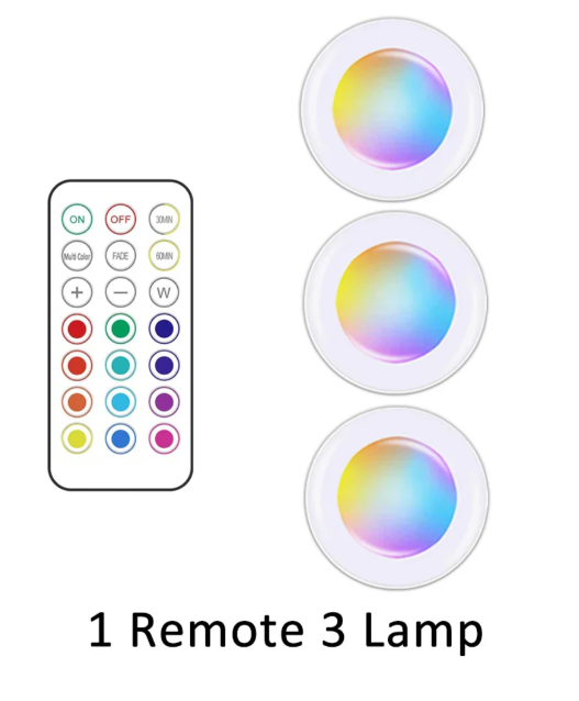 Trådlös RGB-LED-bakgrundslist