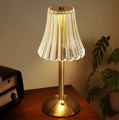 Uppladdningsbar USB-LED-bordslampa i retrodesign