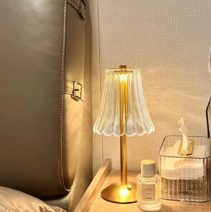 Uppladdningsbar USB-LED-bordslampa i retrodesign