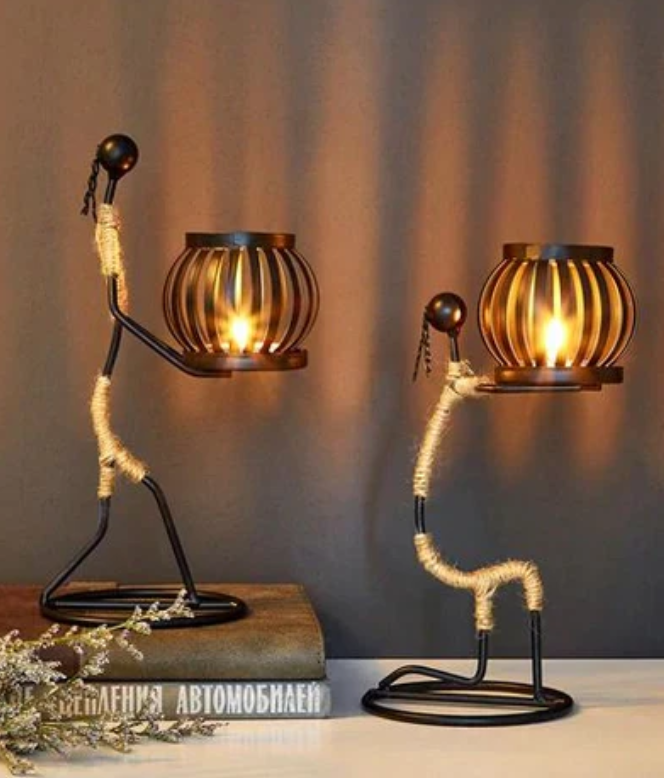 Vintage-inspirerad ljusstake