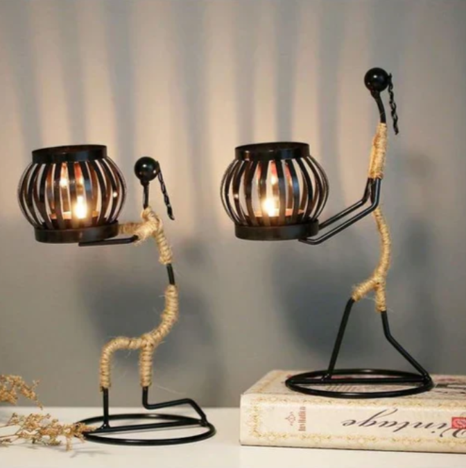 Vintage-inspirerad ljusstake