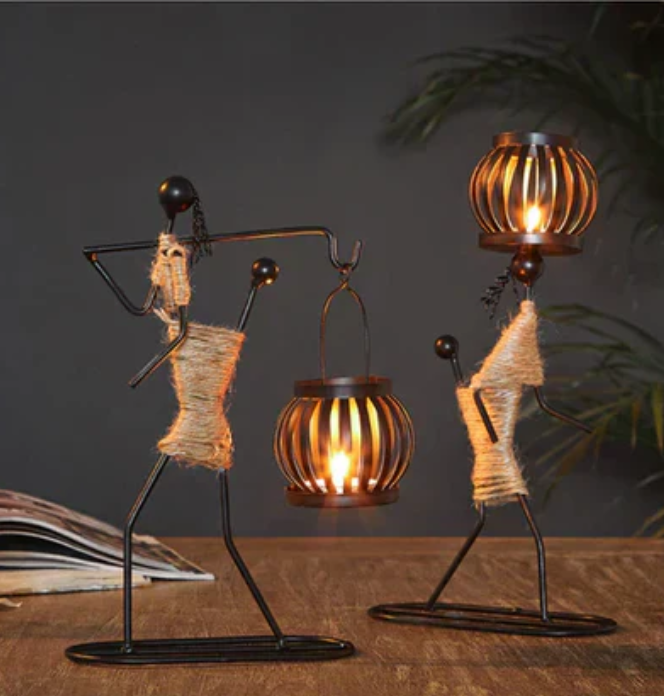 Vintage-inspirerad ljusstake