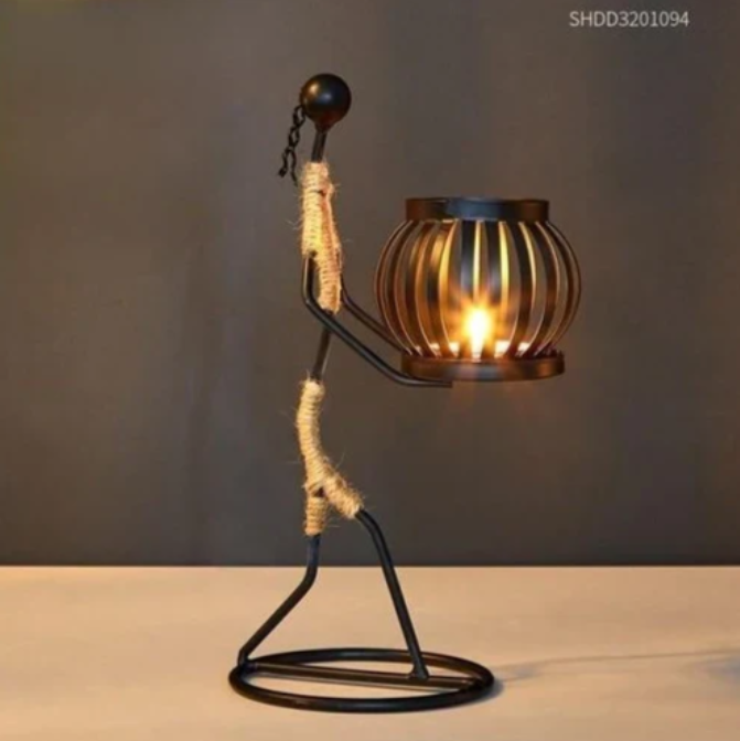 Vintage-inspirerad ljusstake