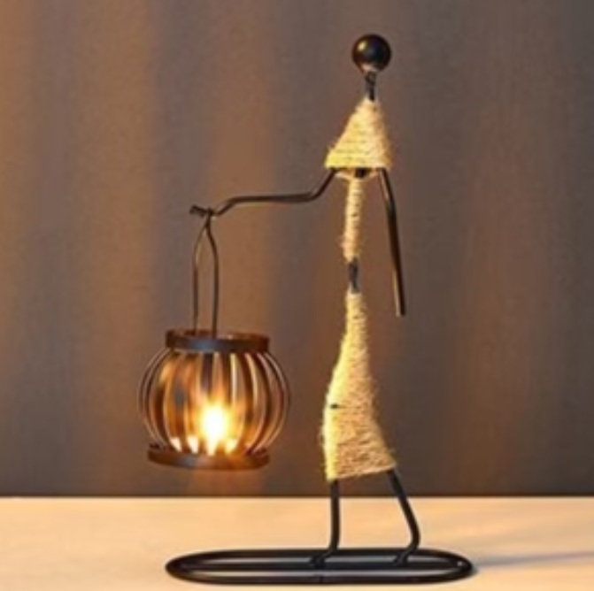 Vintage-inspirerad ljusstake