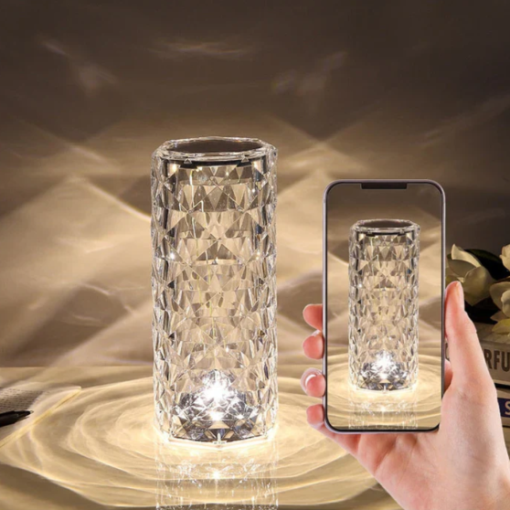 LED-lampa i kristalldesign