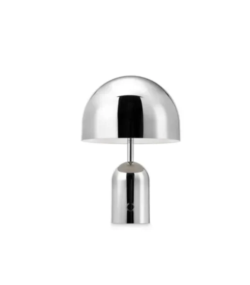 Mobil bordslampa med kromyta