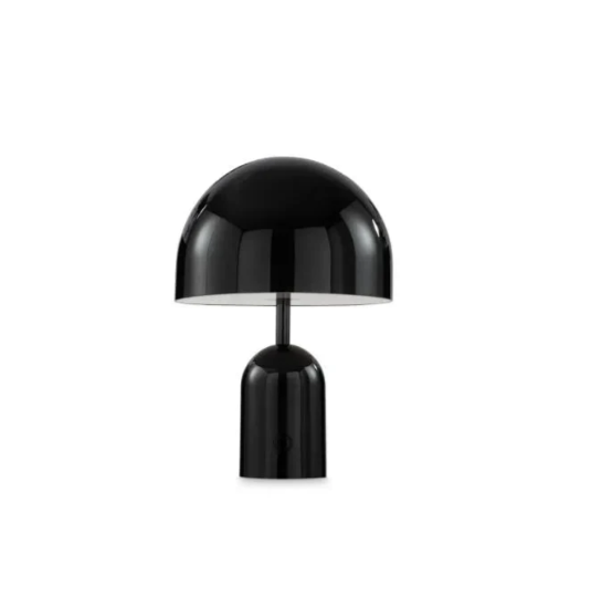 Mobil bordslampa med kromyta