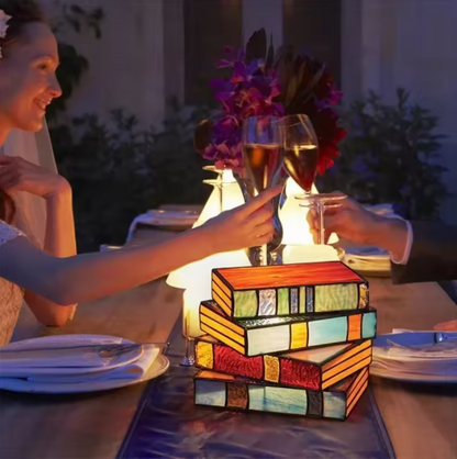 Kreativa Färgade Boklampa